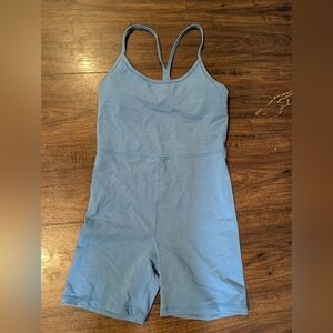 Old Navy Active Light Blue Strappy Romper